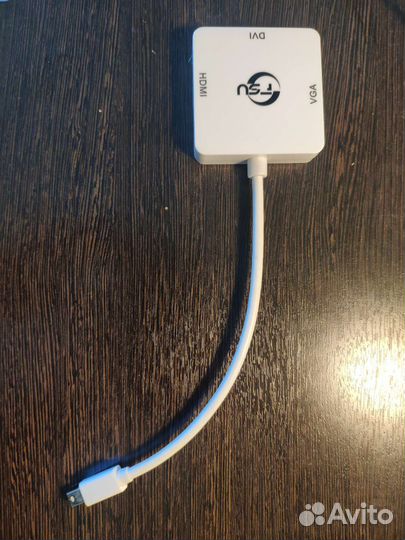 Переходник 3 in 1 displayport vga hdmi dvi