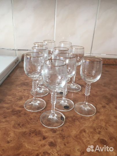 Бокалы богемское стекло