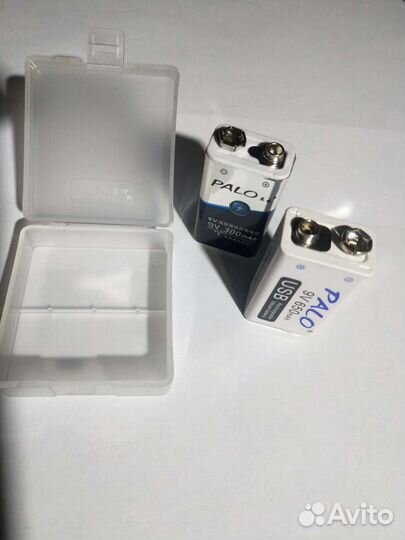 Акб 9v 650ma/h, зарядка microusb