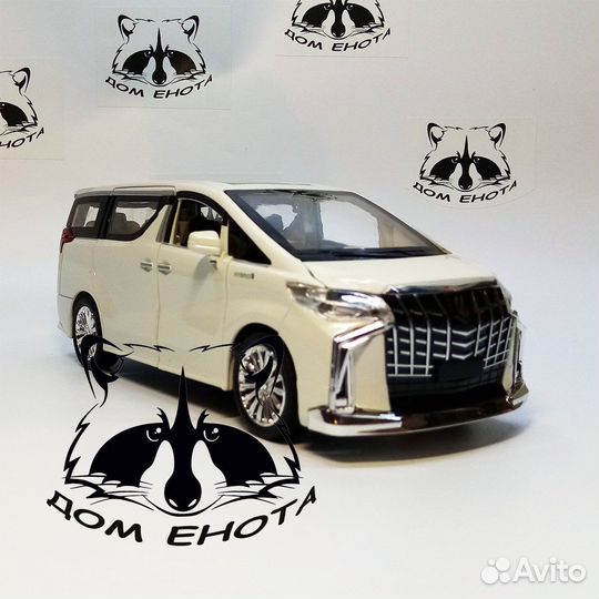 Машинка Toyota Alphard модель метал 1:24 Тойота Ал