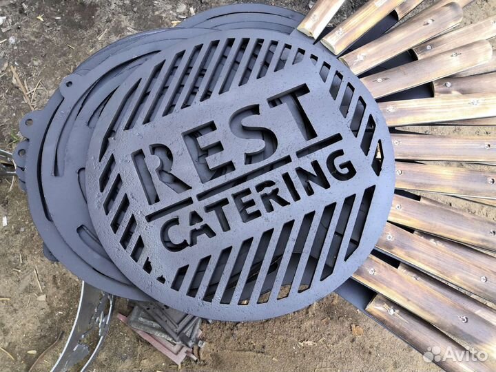 Решетка гриль с логотипом на заказ