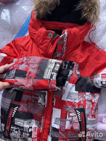 Зимняя куртка для мальчика 110