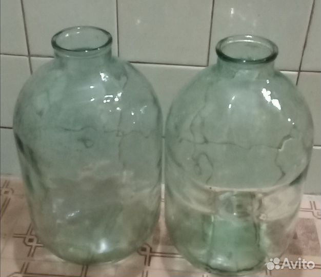 Бутыль, банки 10 литров. Времен СССР