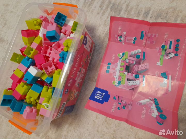 Блочный конструктор 200 деталей
