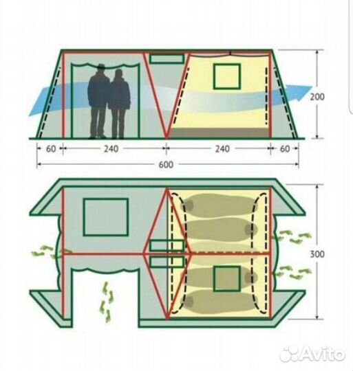 Alexika victoria 5 LUX - цвет фисташка