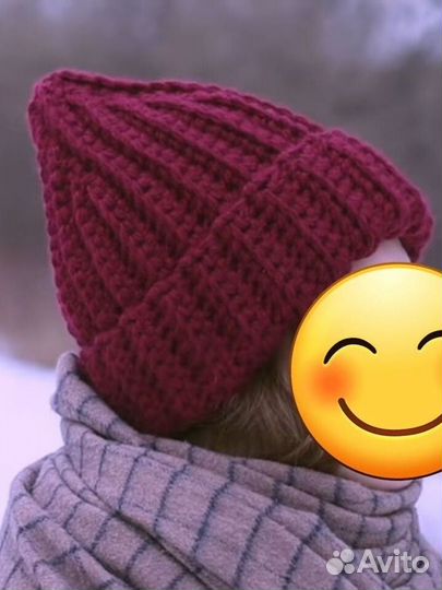 Вязаные зимние шапки на заказ