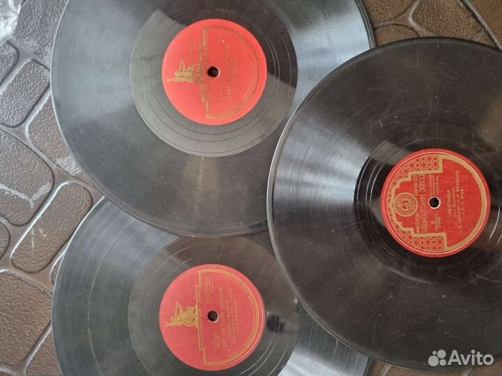 Грампластинки СССР 78 оборотов