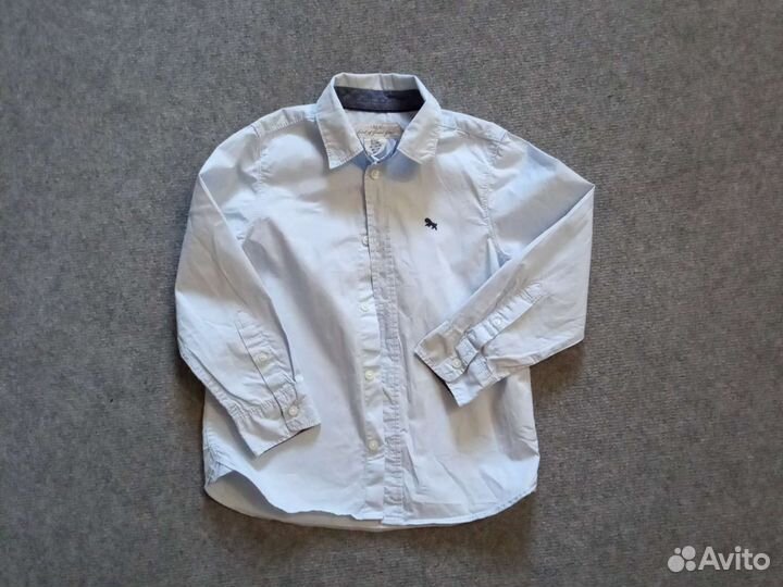 Рубашка голубая для мальчика