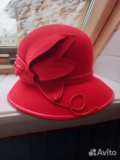 Шляпа фетровая женская
