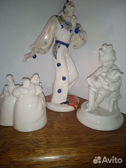 Фарфоровая статуэтка лфз, лзфи, зхк, в реставрацию