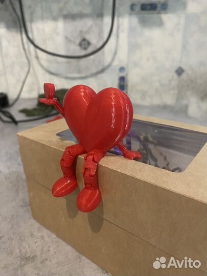 Сердечки с подвижными ножками