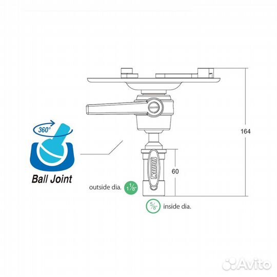 Новый KD-300 Projector mount kupo KD300 универсаль