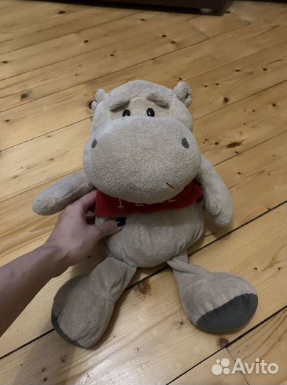Мягкая игрушка бегемот