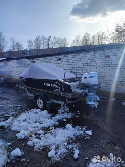 Комплект лодка Триера +Хонда 50 инжектор