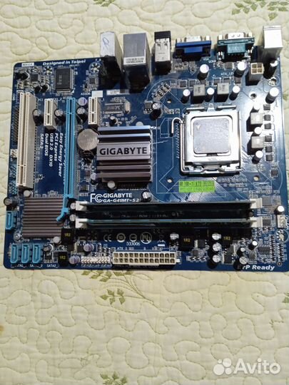 Материнская плата с процессором 4хядерный 2,5