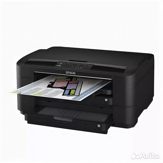 Принтер А3 Epson WF-7015 + Спнч
