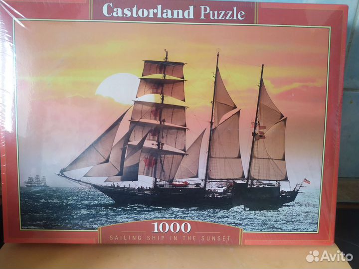 Пазлы 1000 деталей новый в плёнке