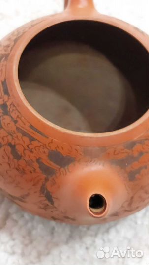 Чайник под пу эр исиньская глина б/у