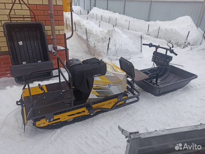 Мотобуксировщик бурлак 600