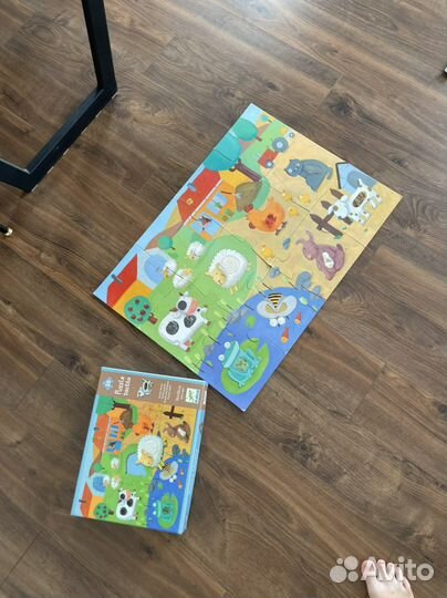 Djeco Гигантский тактильный пазл