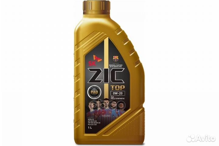 ZIC TOP SAE 0W20 1л SN+/C5 Zic