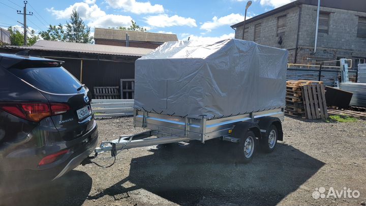 Легковой прицеп 3 на 1.5 м 2 ост с Аэро тентом