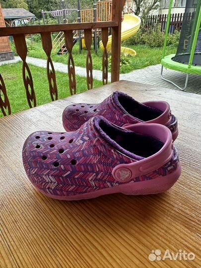 Crocs сабо утепленные