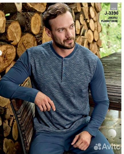 Мужская пижама хлопок