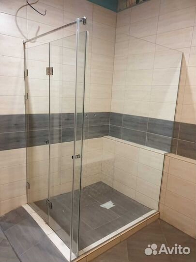 Душевая перегородка из закаленного стекла