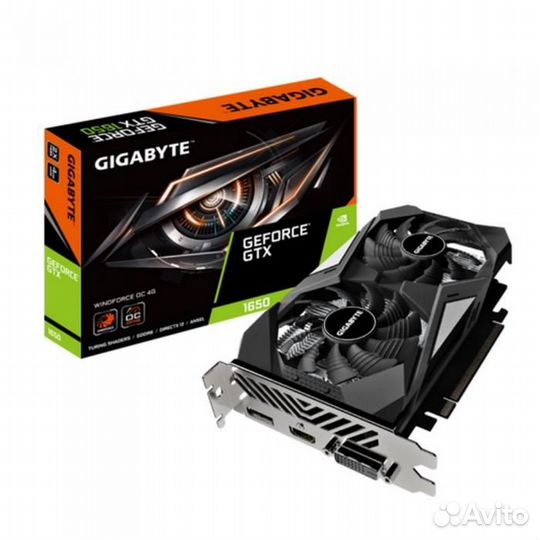 Видеокарта Gigabyte GTX 1650 D6 windforce OC 4G