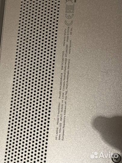 Ноутбук hp