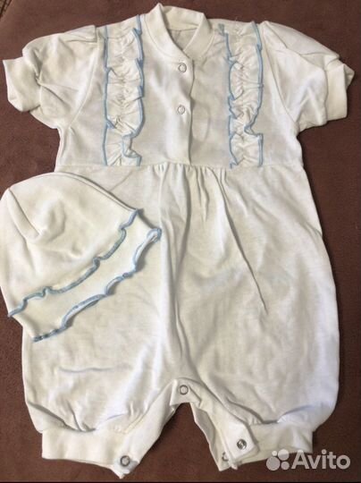 Боди с шапочкой