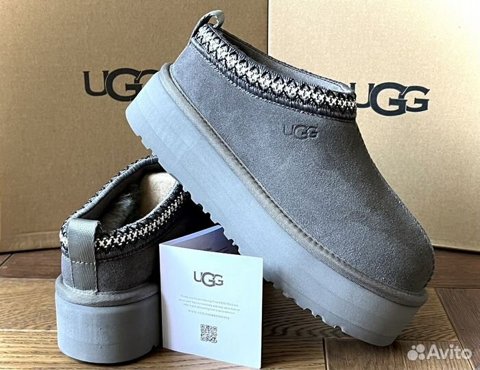 Ugg Tazz Tasman Grey Угги женские Тасман 36-41