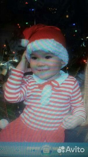 Карнавальный новогодний костюм для девочки 80