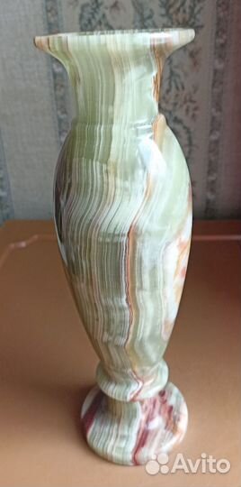 Оникс. Ваза. Винтаж. Высота 25