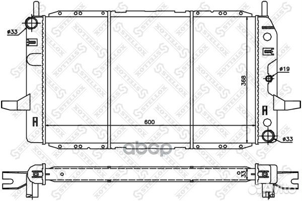 10-25819-SX радиатор системы охлаждения Ford S