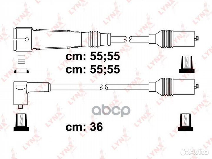 Комплект высоковольтных проводов (класс E) audi