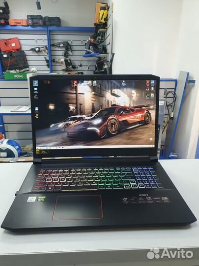 Acer Nitro 17 дюймовый игровой ноут на RTX 3060 6g
