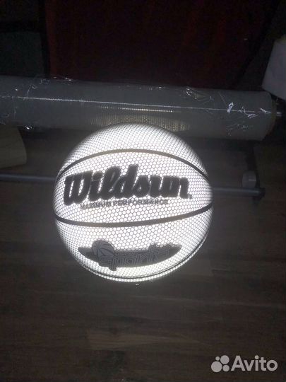 Баскетбольный мяч wildsun 7 светоотражающий