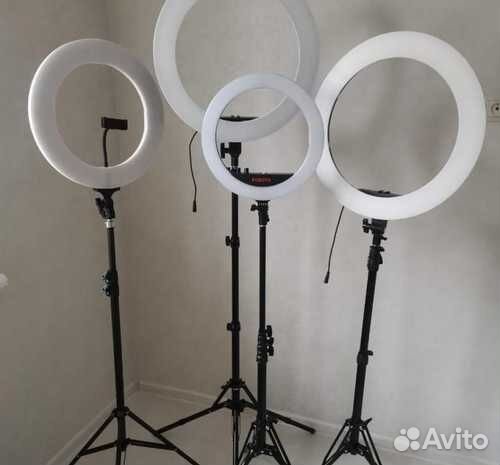 Кольцевая лампа 26-45 см в наличии