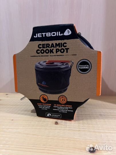 Кастрюля jetboil 1.5L Ceramic FluxRing Cook Pot