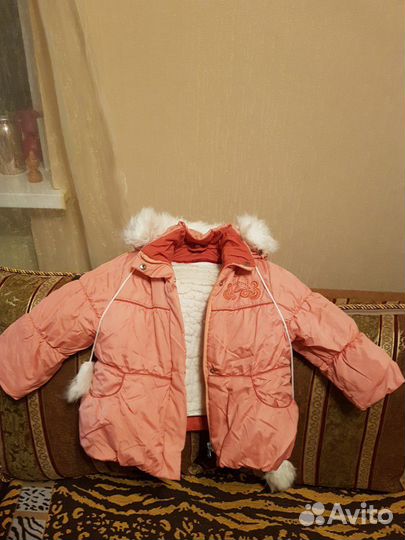 Комбинезон зимний для девочки, р. 92-104