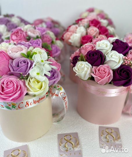 Цветы из мыла