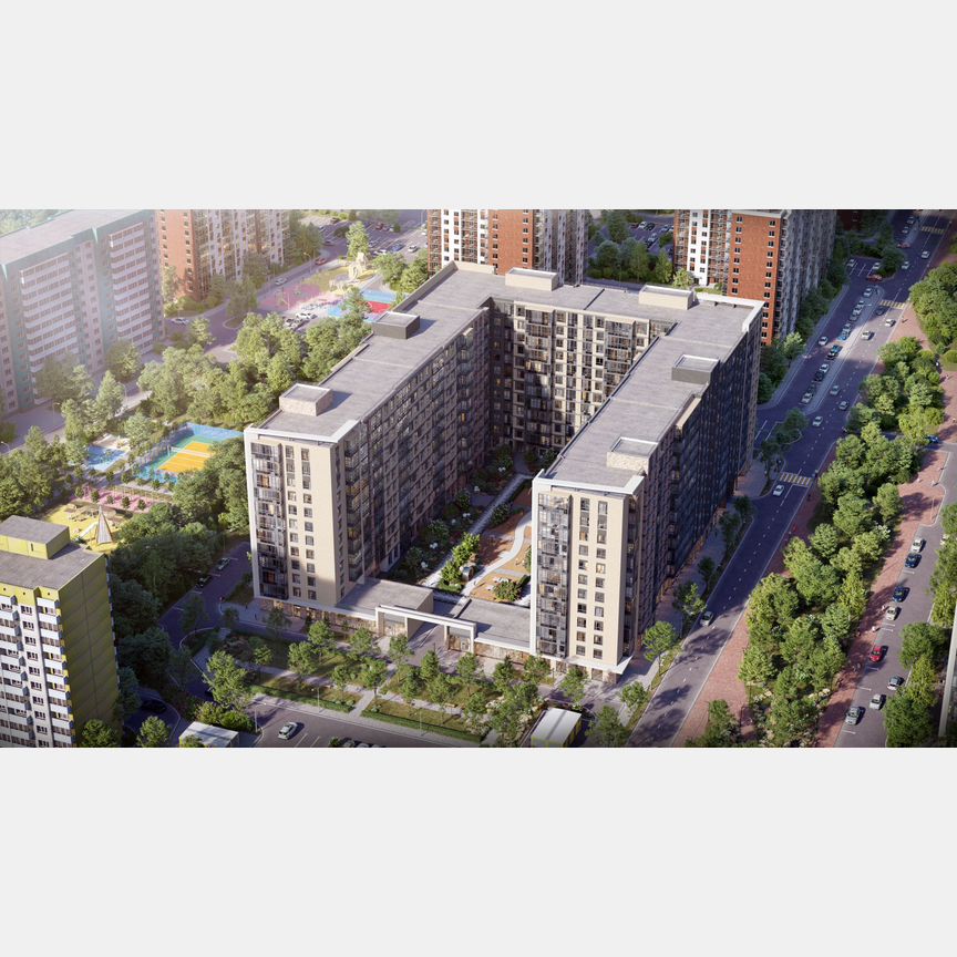 1-к. квартира, 41,7 м², 5/12 эт.