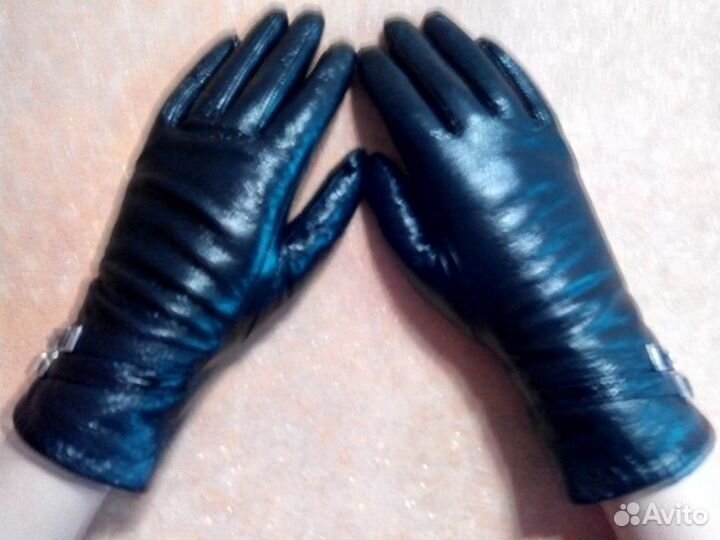 Перчатки кожаные