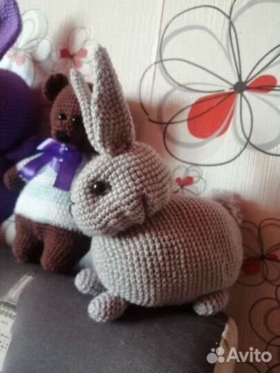 Мягкая игрушка заяц