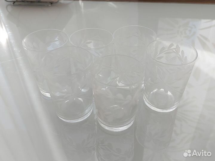 Набор стаканов гусь- хрустальный