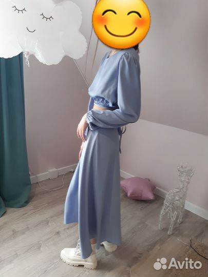 Платье, костюм топ и юбка