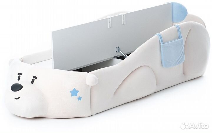 Кровать Мишка Паша с матрасом