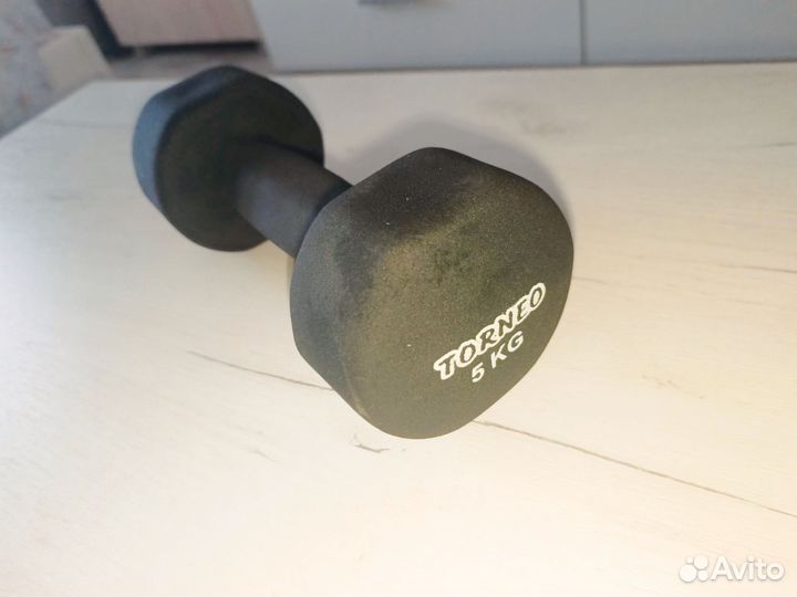 Гантеля 5 кг torneo